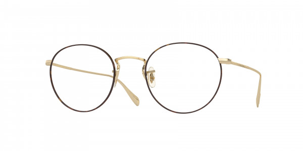 Oliver Peoples OV1186 COLERIDGE Eyeglasses, 5295 SOFT GOLD/AMBER DTBK FOIL (GOLD)
