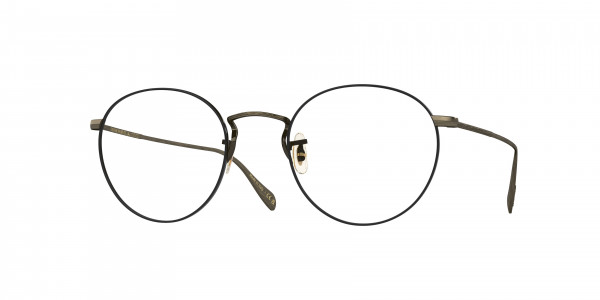 Oliver Peoples OV1186 COLERIDGE Eyeglasses, 5296 NEW ANTIQUE GOLD/BLACK (GOLD)