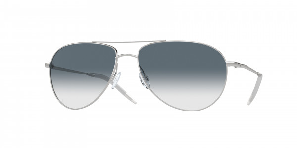 Oliver Peoples OV1002S BENEDICT Sunglasses, 52413F BENEDICT SILVER CHROME SAPPHIR (SILVER)