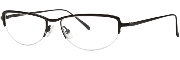 Vera Wang GENEVIEVE 3 Eyeglasses, Black Satin