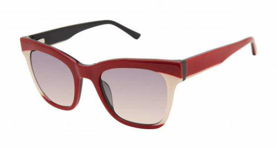 L.A.M.B. LA576 Sunglasses, Red (RED)