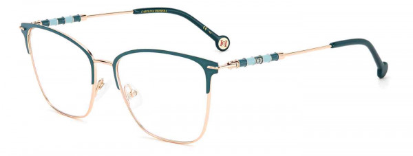 Carolina Herrera CH 0040 Eyeglasses, 0PEF GOLD GREEN