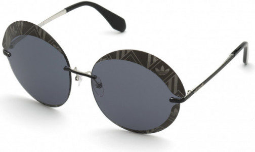 adidas Originals OR0019 Sunglasses, 02A - Matte Black / Smoke Lenses
