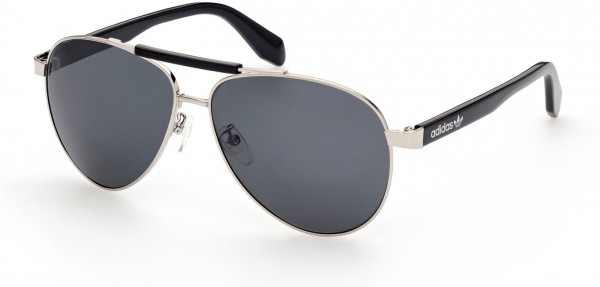 adidas Originals OR0063 Sunglasses, 16A - Shiny Palladium / Smoke