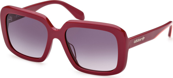 adidas Originals OR0065 Sunglasses, 81B - Shiny Dark Red / Red/Monocolor