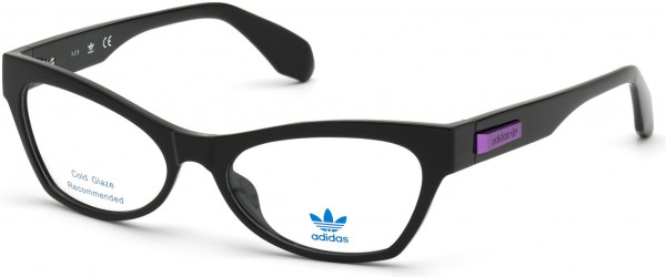 adidas Originals OR5003 Eyeglasses, 001 - Shiny Black