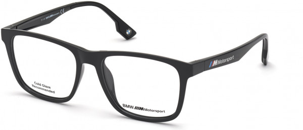 BMW Motorsport BS5006 Eyeglasses, 001 - Shiny Black