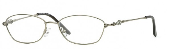 Calligraphy Atwood Eyeglasses, Light Brown/Silver