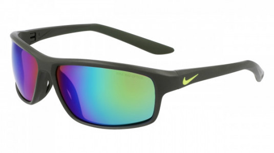 Nike NIKE RABID 22 M DV2153 Sunglasses, (355) MATTE SEQUOIA/GREEN MIRROR
