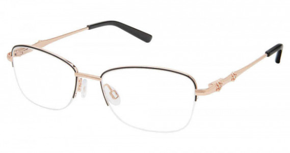 SuperFlex SF-606 Eyeglasses, S200-BLACK ROSE GOLD