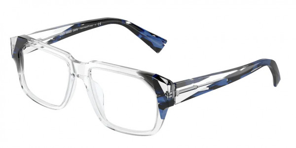 Alain Mikli A03141 BALON Eyeglasses, 004 BALON CRYSTAL/BLUE PONT BLACK (BLUE)