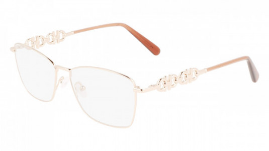 Ferragamo SF2218 Eyeglasses, (688) ROSE GOLD