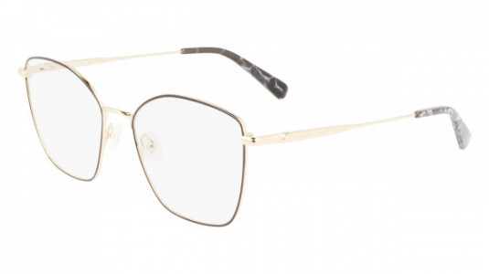 Longchamp LO2151 Eyeglasses, (728) GOLD/BLACK