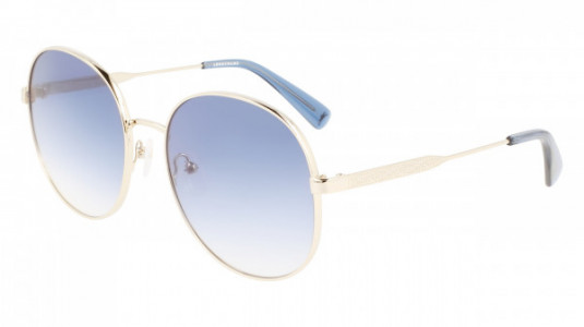 Longchamp LO161S Sunglasses, (705) GOLD/ GRADIENT BLUE
