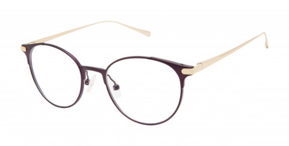 MINI 761014 Eyeglasses, Eggplant/Gold - 50 (EGG)