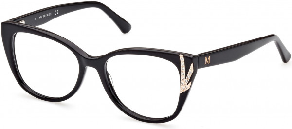 GUESS by Marciano GM0381 Eyeglasses, 001 - Shiny Black
