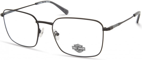 Harley-Davidson HD9021 Eyeglasses, 002 - Matte Black