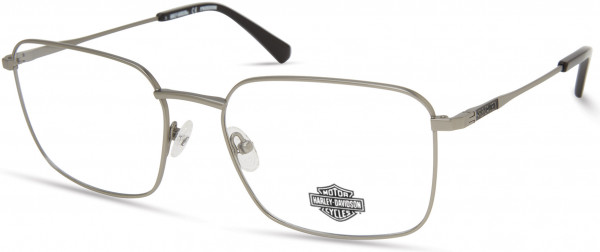 Harley-Davidson HD9021 Eyeglasses, 011 - Matte Light Nickeltin