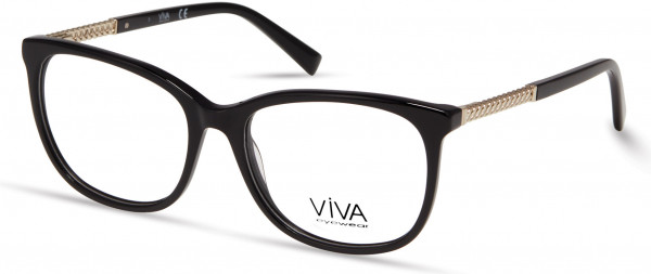 Viva VV4528 Eyeglasses, 001 - Shiny Black