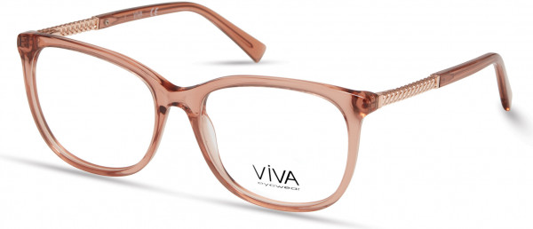 Viva VV4528 Eyeglasses, 047 - Light Brown/other