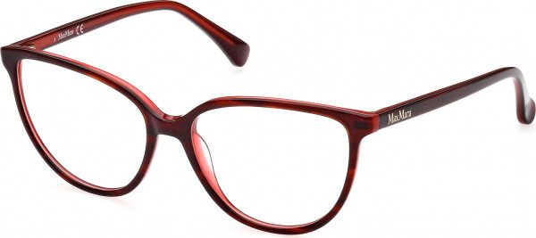 Max Mara MM5055 Eyeglasses, 069 - Red/Monocolor / Red/Monocolor