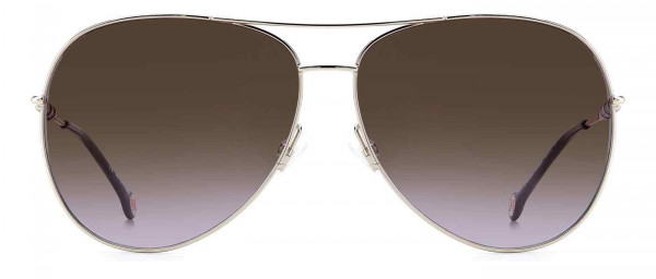 Carolina Herrera CH 0034/S Sunglasses, 03YG LIGHT GOLD