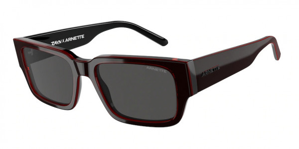 Arnette AN4296 DAKEN Sunglasses, 122387 DAKEN SANDWICH RED-BLACK DARK (RED)