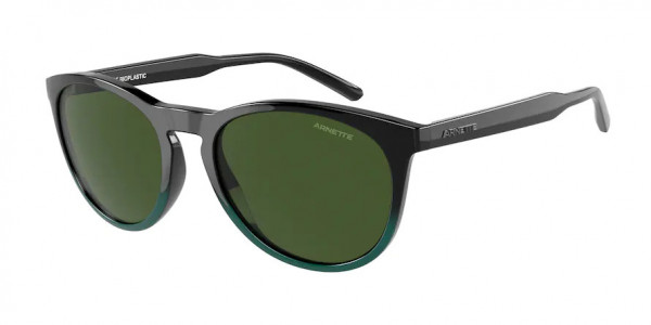 Arnette AN4299 GORGON Sunglasses, 280271 GORGON BLACK GRADIENT GREEN PO (BLACK)