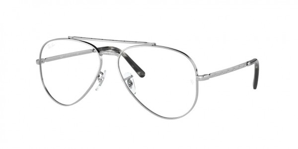 Ray-Ban Optical RX3625V NEW AVIATOR Eyeglasses, 2501 NEW AVIATOR SILVER (SILVER)