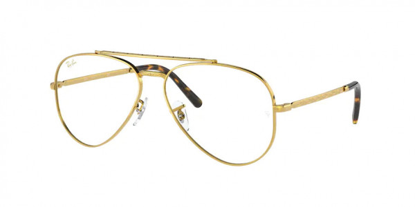 Ray-Ban Optical RX3625V NEW AVIATOR Eyeglasses, 3086 NEW AVIATOR LEGEND GOLD (GOLD)