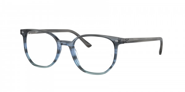 Ray-Ban Optical RX5397 ELLIOT Eyeglasses, 8254 ELLIOT STRIPED GRAY GRADIENT B (BLUE)