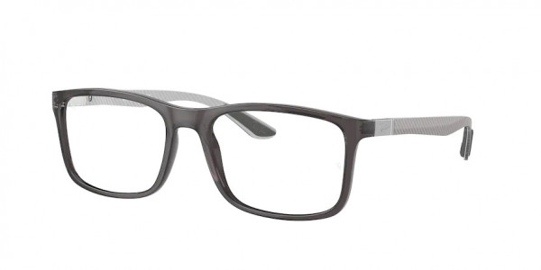 Ray-Ban Optical RX8908 Eyeglasses, 8061 TRANSPARENT GREY (GREY)