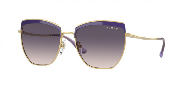 Vogue VO4234S Sunglasses, 516636 TOP VIOLET/GOLD PINK GRADIENT (VIOLET)