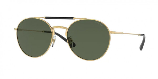 Vogue VO4240S Sunglasses, 280/71 GOLD DARK GREEN (GOLD)