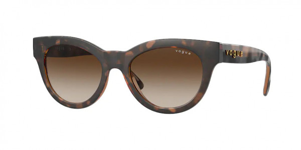 Vogue VO5429S Sunglasses, 238613 TOP HAVANA/LIGHT BROWN BROWN G (BROWN)