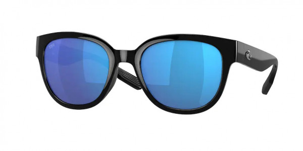 Costa Del Mar 6S9051 SALINA Sunglasses, 905101 SALINA BLACK BLUE MIRROR 580G (BLACK)