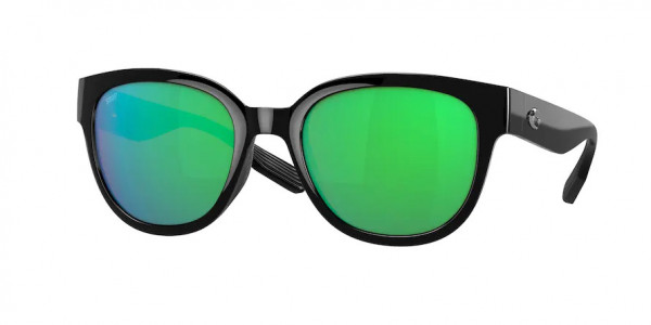 Costa Del Mar 6S9051 SALINA Sunglasses, 905102 SALINA BLACK GREEN MIRROR 580P (BLACK)