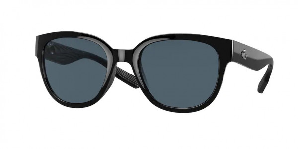 Costa Del Mar 6S9051 SALINA Sunglasses, 905103 SALINA BLACK GRAY 580P (BLACK)