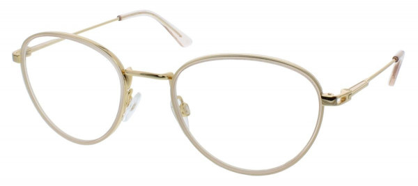 Aspire UNBOTHERED Eyeglasses, Blush Transparent/gold