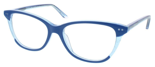 Steve Madden LESSA Eyeglasses, Blue Laminate