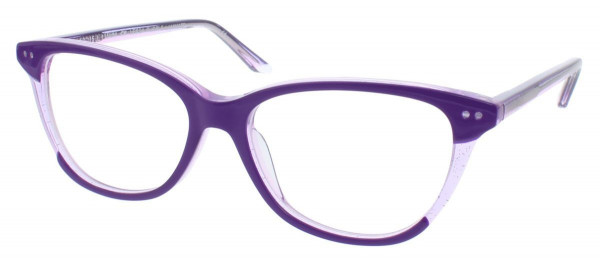 Steve Madden LESSA Eyeglasses, Purple Laminate