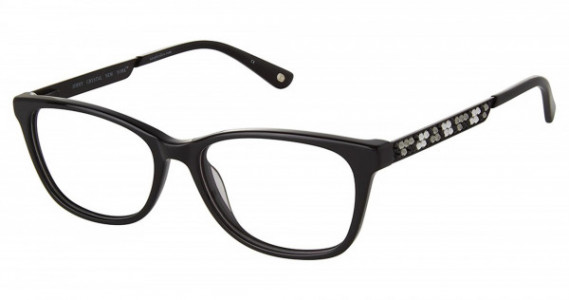 Jimmy Crystal ANASSA Eyeglasses, BLACK