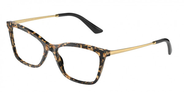 Dolce & Gabbana DG3347 Eyeglasses, 911 CUBE BLACK/GOLD (BLACK)