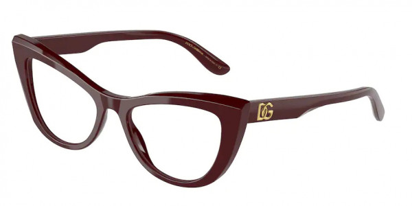 Dolce & Gabbana DG3354 Eyeglasses, 3091 BORDEAUX (RED)