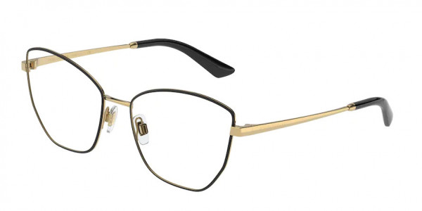 Dolce & Gabbana DG1340 Eyeglasses, 1311 GOLD/MATTE BLACK (GOLD)