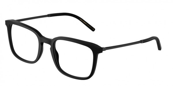 Dolce & Gabbana DG3349F Eyeglasses, 2525 MATTE BLACK (BLACK)