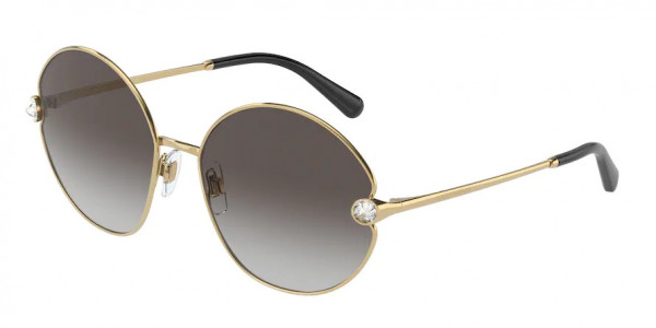 Dolce & Gabbana DG2282B Sunglasses, 02/8G GOLD GREY GRADIENT (GOLD)