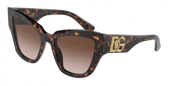 Dolce & Gabbana DG4404 Sunglasses, 502/13 HAVANA GRADIENT BROWN (TORTOISE)