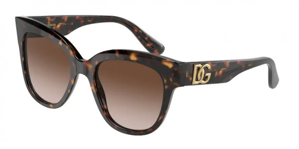 Dolce & Gabbana DG4407 Sunglasses, 502/13 HAVANA GRADIENT BROWN (TORTOISE)
