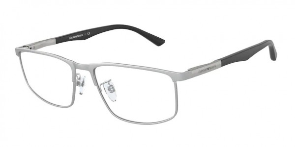 Emporio Armani EA1131 Eyeglasses, 3045 MATTE SILVER (SILVER)